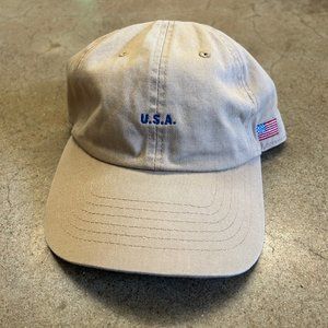 Wembley Tan USA Embroidered Dad Hat